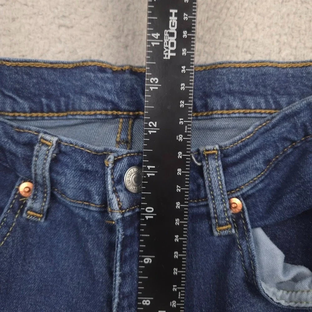 Levis 505 Straight Leg Jeans Mens 32x30 Blue Denim Mid Rise Classic Fit
